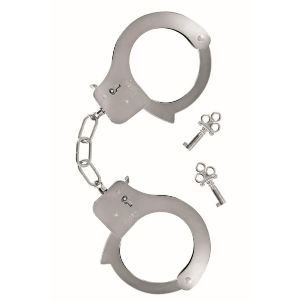 Menottes pour poignet en métal avec 2 clefs pour utilisateurs confirmés 
